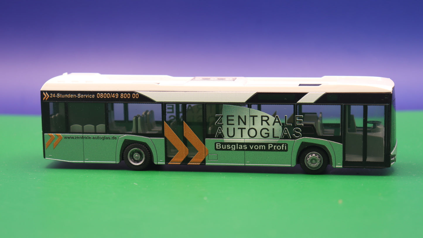 Solaris Urbino 12 - Zentrale Autoglas (Busglas vom Profi) - Modellbus Rietze