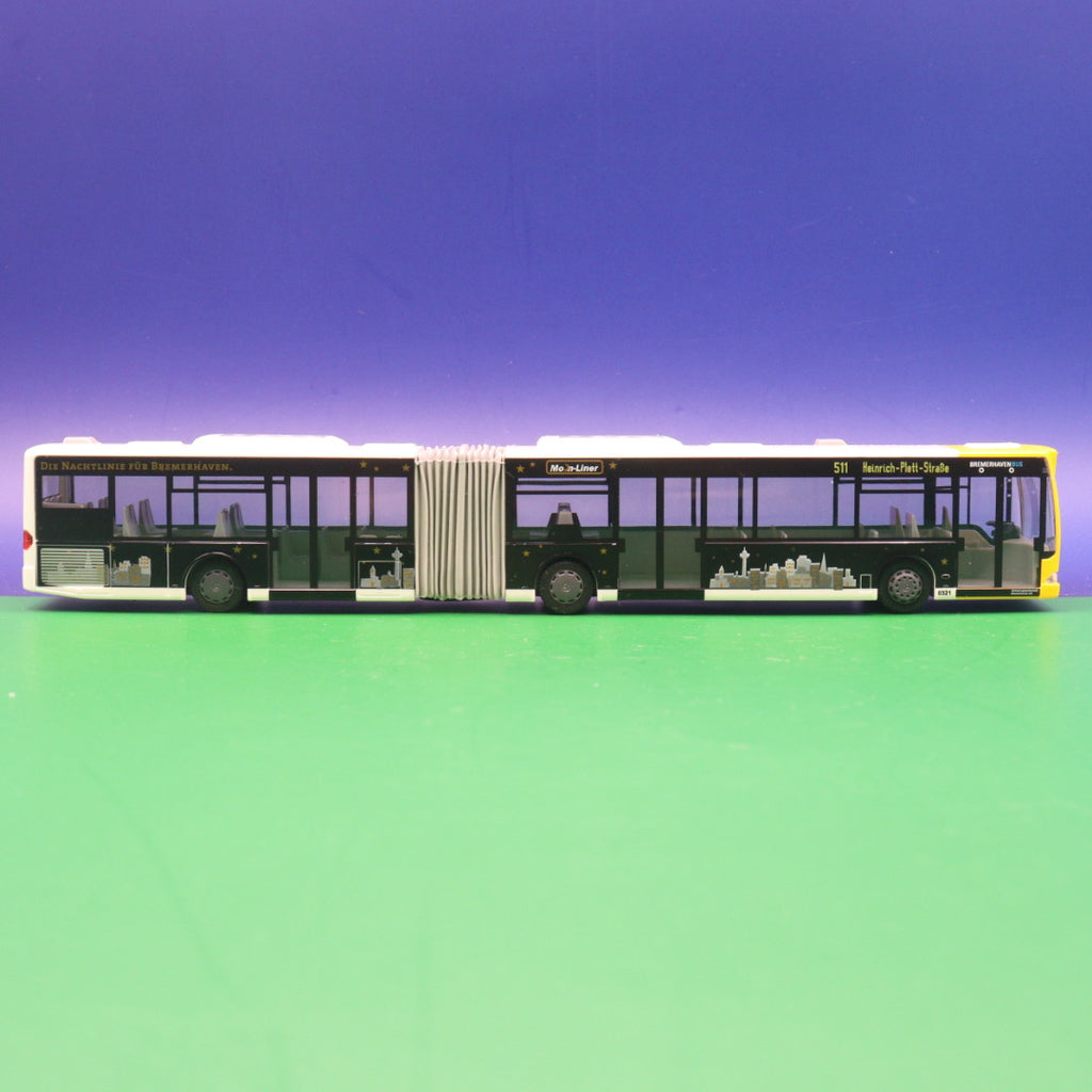 Mercedes Benz O530 Citaro G - Verkehrsbetriebe Bremerhaven Bus - Nachtlinie - Linie 511 Heinrich Plett Straße - Modellbus Rietze 67019