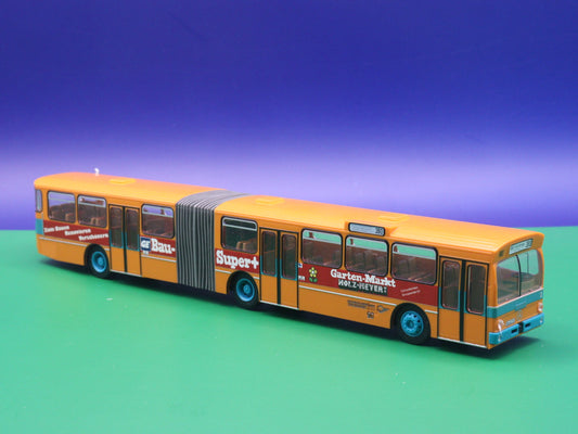 Mercedes Benz O305 G - Bogestra Bochum Gelsenkirchen - Garten Makrt Holz Meyer - Modellbus Rietze