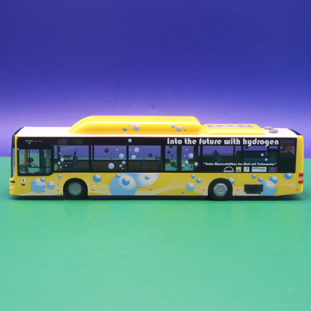 MAN Lions City Wasserstoff - BVG Berlin - Linie X49 S Bahnhof Messe Nord - Modellbus Rietze 66268