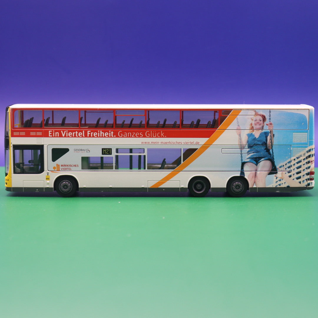 MAN Lions City DL07 - BVG Berlin - Märkisches Viertel - Modellbus Rietze Limitiert