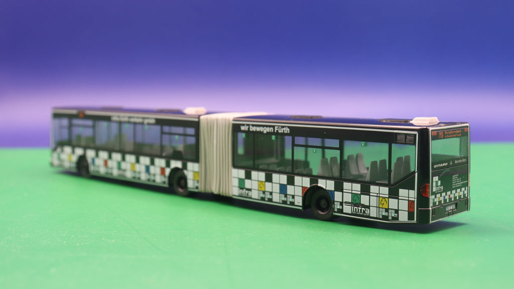 Mercedes Benz O530 Citaro G - Infra Fürth - Wir bewegen Fürth - Modellbus Rietze 62858