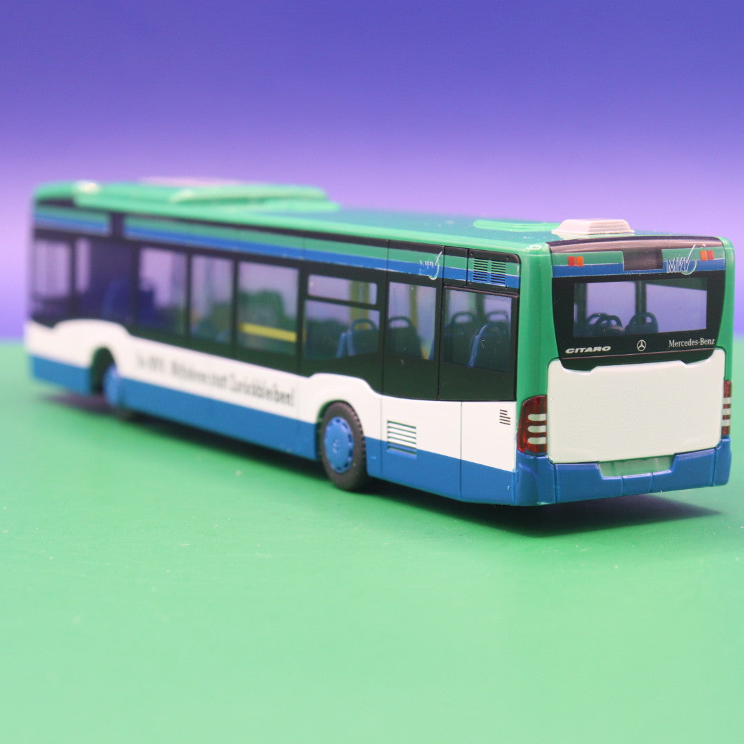 Mercedes benz Citaro C2 - MVV München - Mitfahren statt zurückbleiben - Auslieferung 2012 - Modellbus Rietze 68709