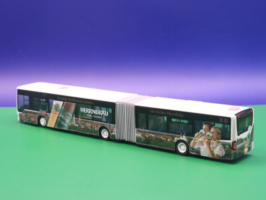 Mercedes Benz O530 Citaro G Facelift - KVB Ingolstadt - Herrnbräu Bier - Modellbus Rietze