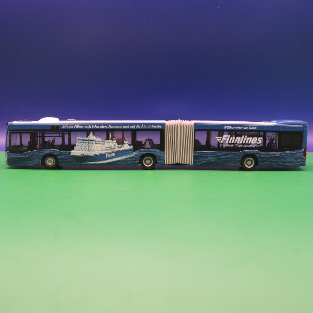 Mercedes Benz Citaro C2 G - Stadtverkehr Lübeck - Finnlines - Ab Travemünde über die Ostsee - Modellbus Rietze 73658