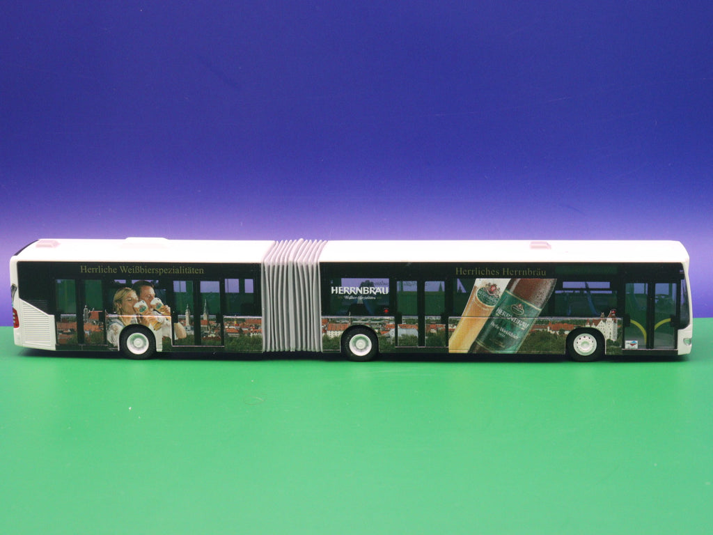 Mercedes Benz O530 Citaro G Facelift - KVB Ingolstadt - Herrnbräu Bier - Modellbus Rietze