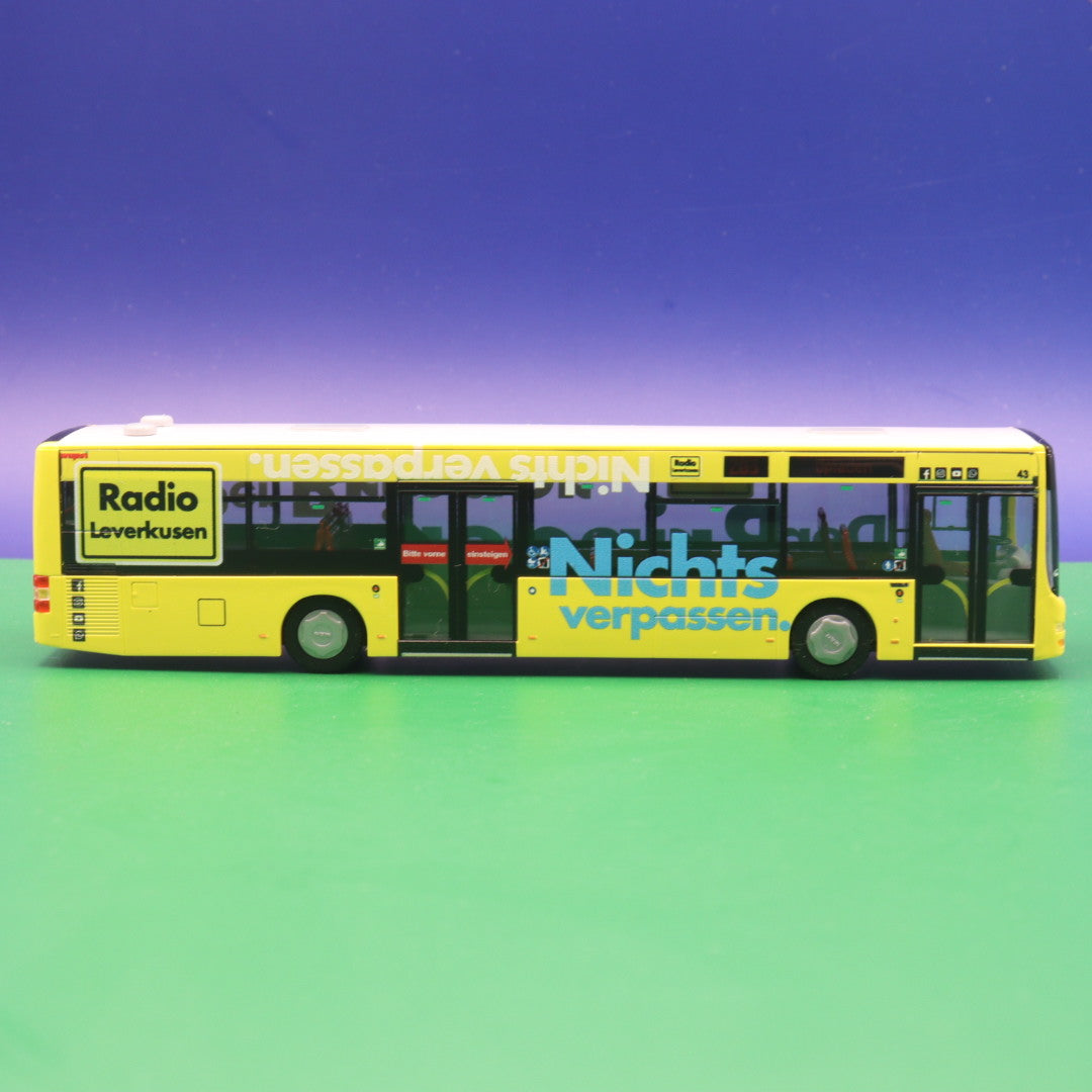 MAN Lions City 12 - Radio Leverkusen - Wupsi Leverkusen - Modellbus Rietze 73929