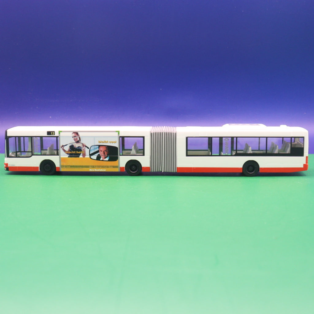 MAN NG - Hochbahn Hamburg - Linie 13 Veddel S - Modellbus Rietze