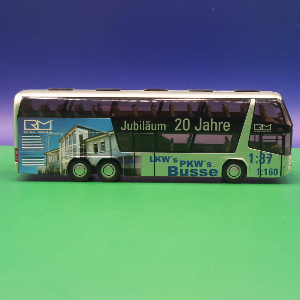 Neoplan Skyliner - Jubiläum 20 Jahre Rietze Modellauto - Sondermodell 28. Juni 2003 - Modellbus Rietze