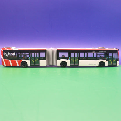 Mercedes Benz Citaro C2 G Hybrid - SWK Stadtwerke Krefeld - Ziel: SWK Saubere Flotte - Modellbus Rietze 73645