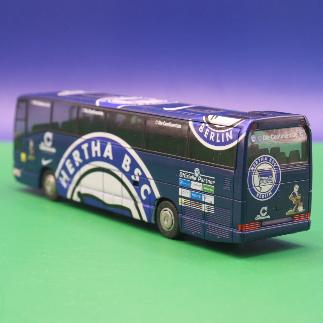 Mercedes Benz O 404 RHD -  BVG Berlin - Hertha BSC - Gebraucht, Ohne OVP - Modellbus Rietze