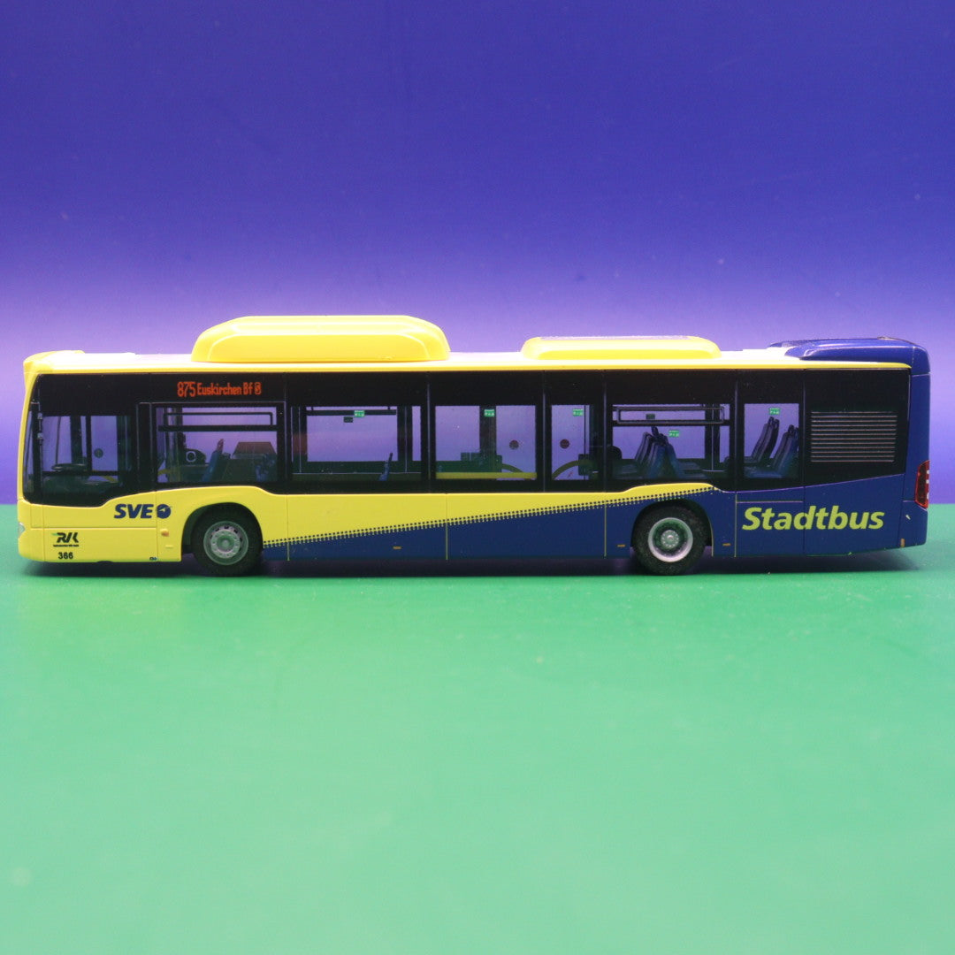 Mercedes Benz Citaro C2 Erdgas (Biomethan) - RVK Köln - SVE Stadtverkehr Euskirchen - Linie 875 Kleinbüllesheim Euskirchen Bf S - Modellbus Rietze 73485