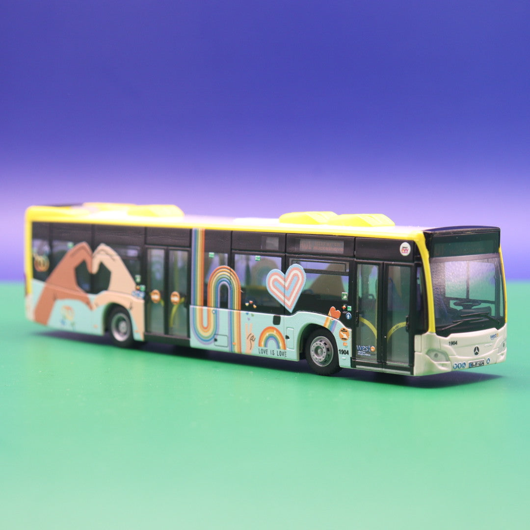 Mercedes Benz Citaro C2 - Westverkehr Geilenkirchen - Pride Bus - Modellbus Rietze 73519