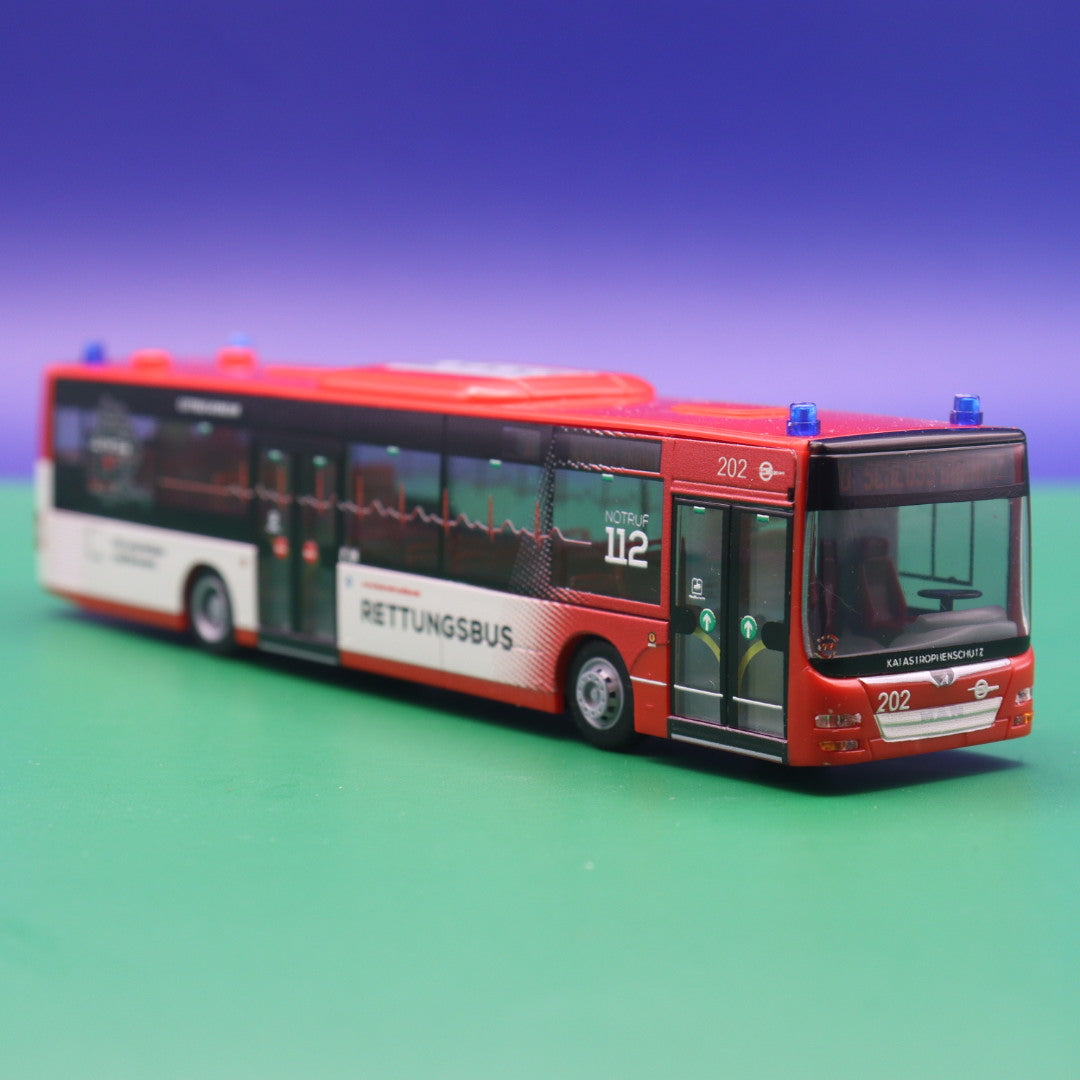 MAN Lions City 12 - Cottbusverkehr  Rettungsbus - Modellbus Rietze 73932
