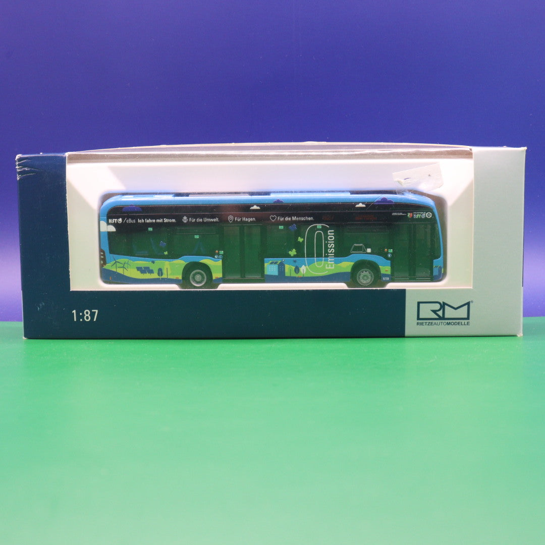 Mercedes Benz eCitaro - Hagener Straßenbahnen - 0 Emission - Linie 527 Loxbaum über Fernuni - Modellbus Rietze 75582