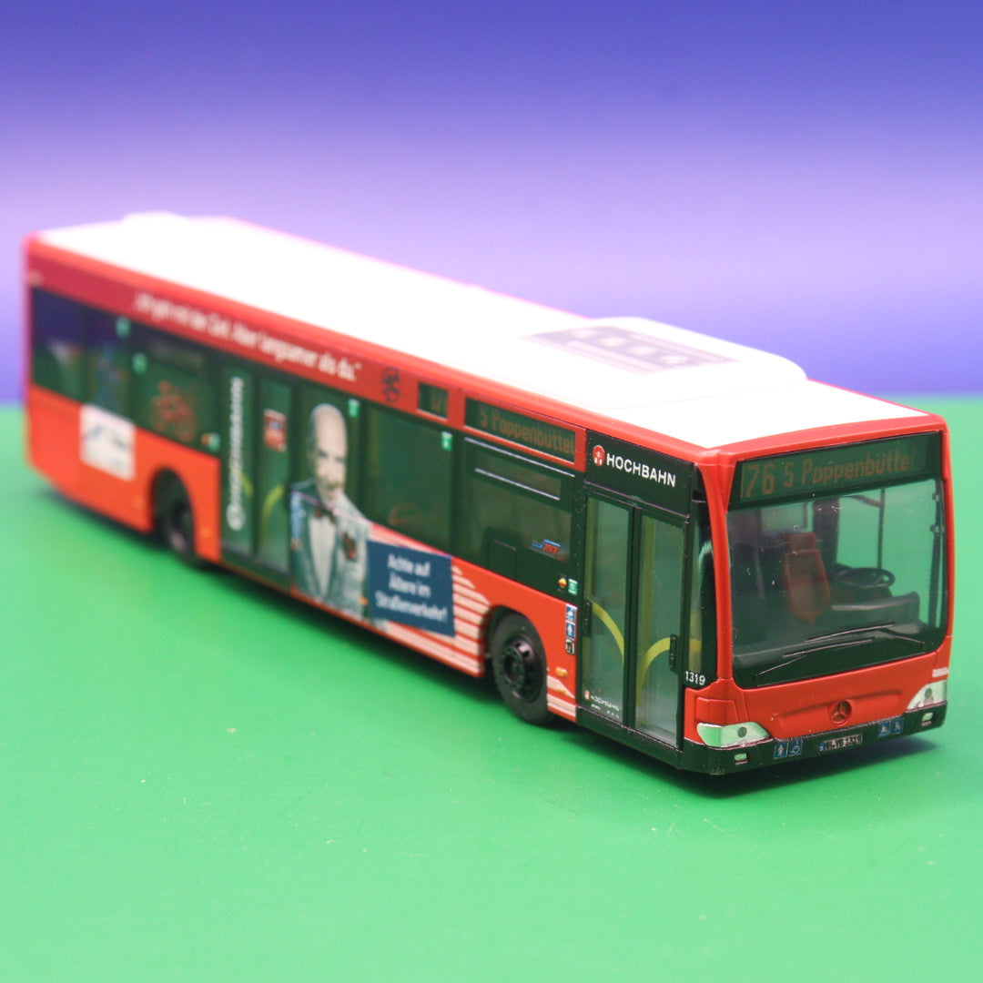 Mercedes Benz O530 Citaro Facelift - Hochbahn Hamburg - Achte auf ältere im Straßenverkehr - Modellbus Rietze 66891