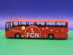 Mercedes Benz O 404 RHD - 1. FC Nürnburg - VAG Intercom - Modellbus Rietze Reisebus
