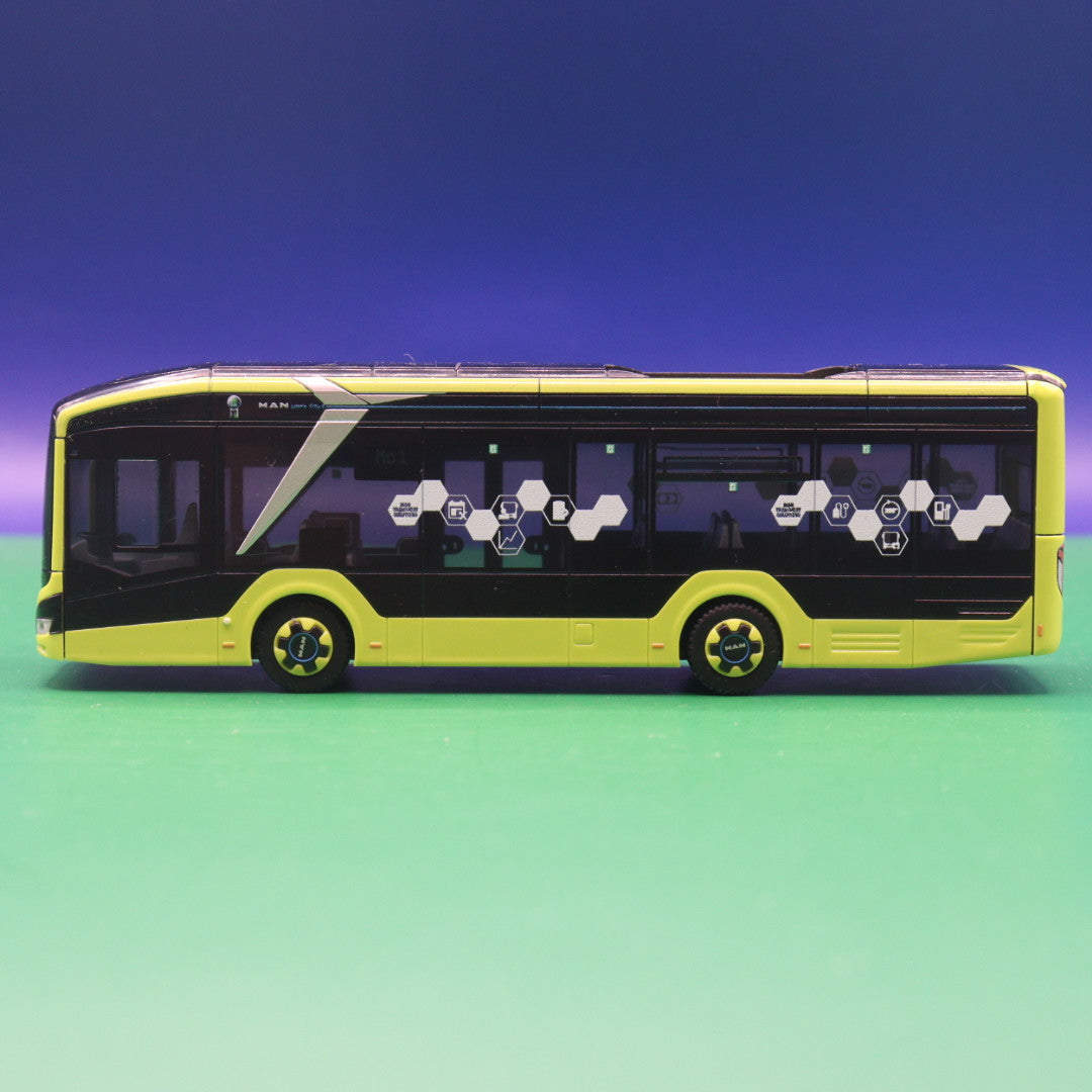 MAN Lions City 10E - Vorführdesign - MAN Truck & Bus SE - Modellbus Rietze 74612