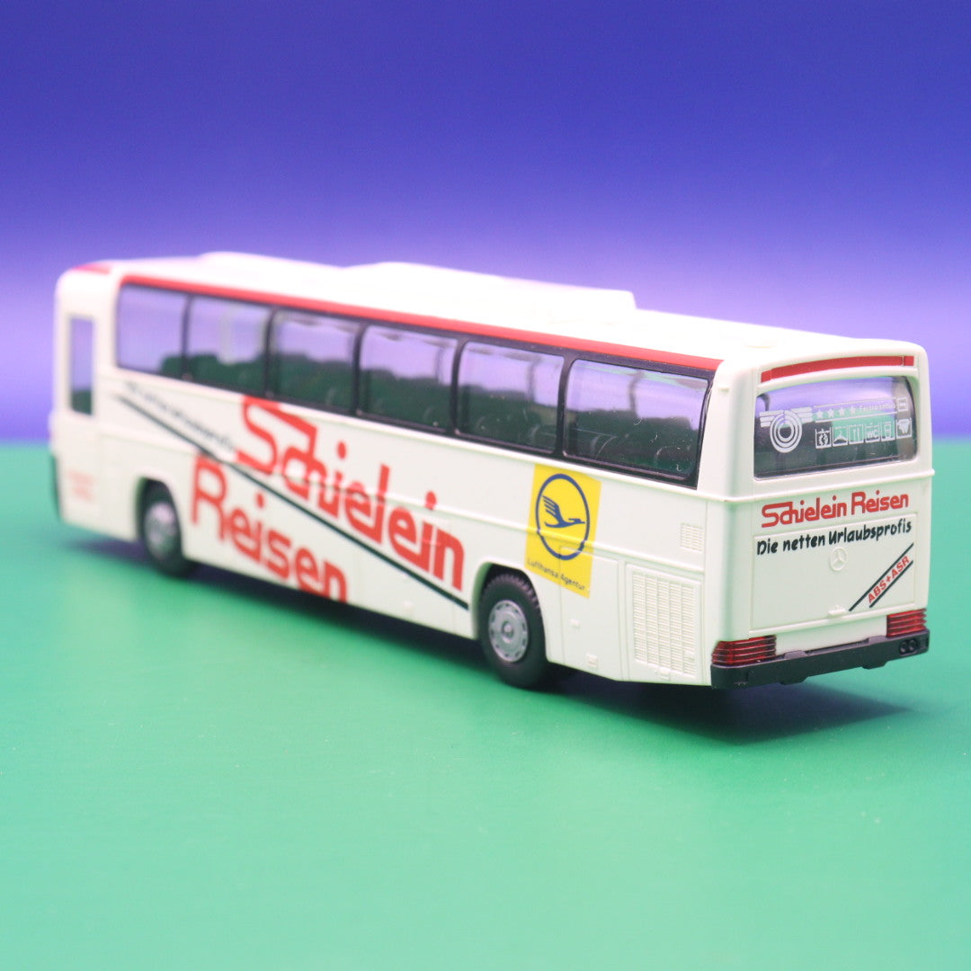 Mercedes Benz O 303 15 RHD - Schielein Reisen Nürnberg - Lufthansa Agentur - Gebraucht, Ohne OVP - Modellbus Rietze