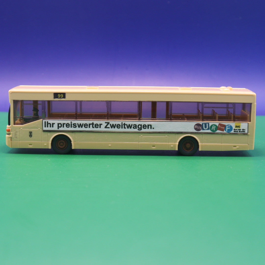Mercedes Benz O405 - BVG Berlin Ihr Preiswerter Zweitwagen (Umbau) Gebraucht & Ohne OVP - Modellbus Wiking