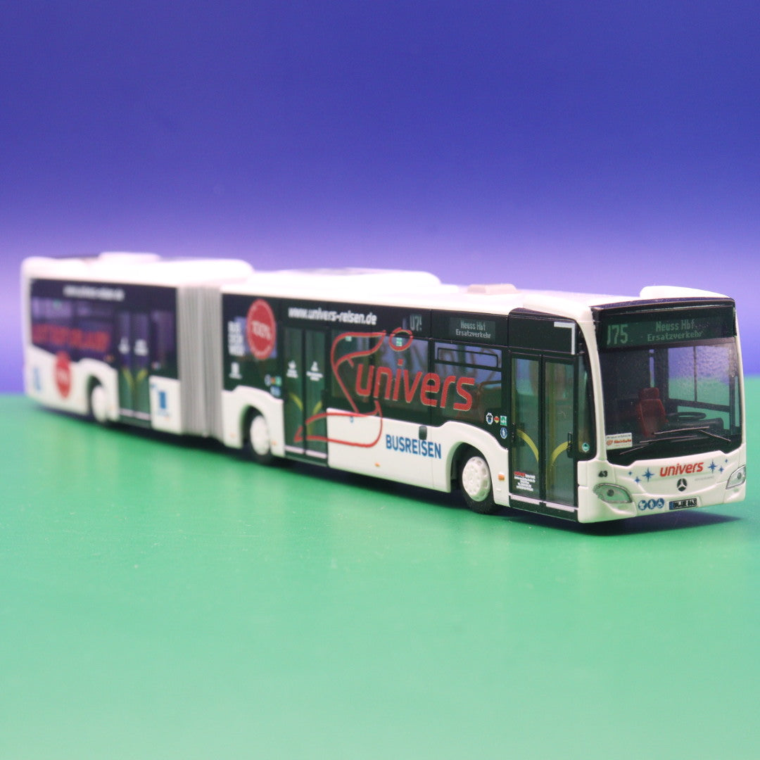 Mercedes Benz Citaro C2 G - Univers Reisen - Bonn - Linie U75 Neuss Hbf (im Auftrag der Rheinbahn) -  Modellbus Rietze 63911-2