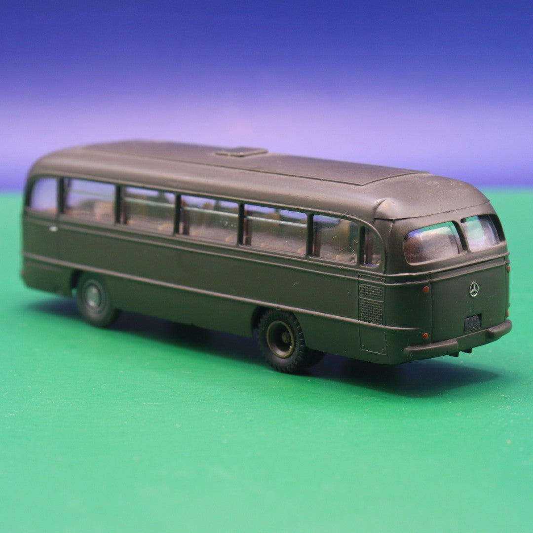 Mercedes Benz O 321 - Braun - Gebraucht, Ohne OVP - Modellbus Brekina
