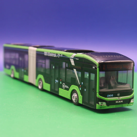 MAN Lions City 18E - 100% Elektrisk - Modellbus Rietze (ohne OVP)