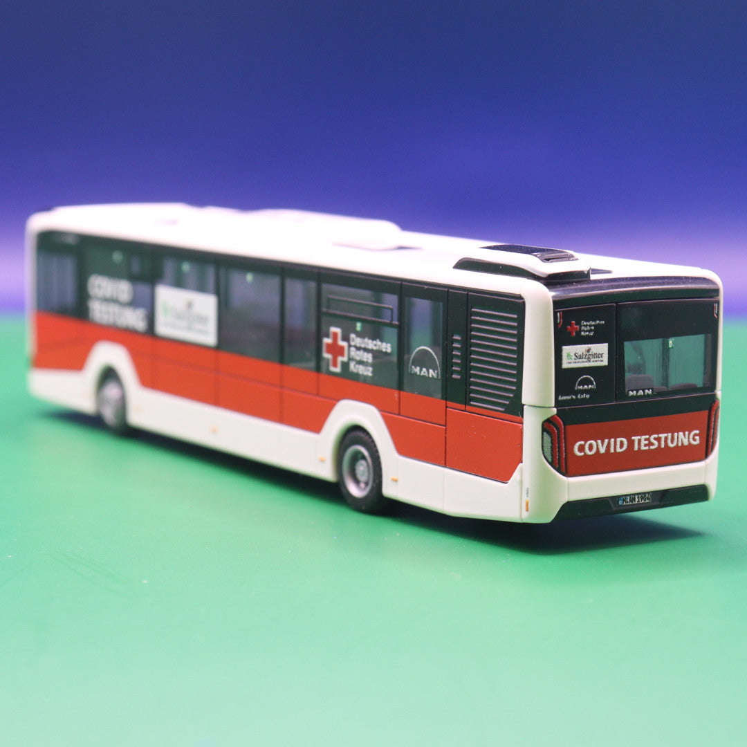 MAN New Lions City - DRK Salzgitter - Covid Teststation - Modellbus Rietze