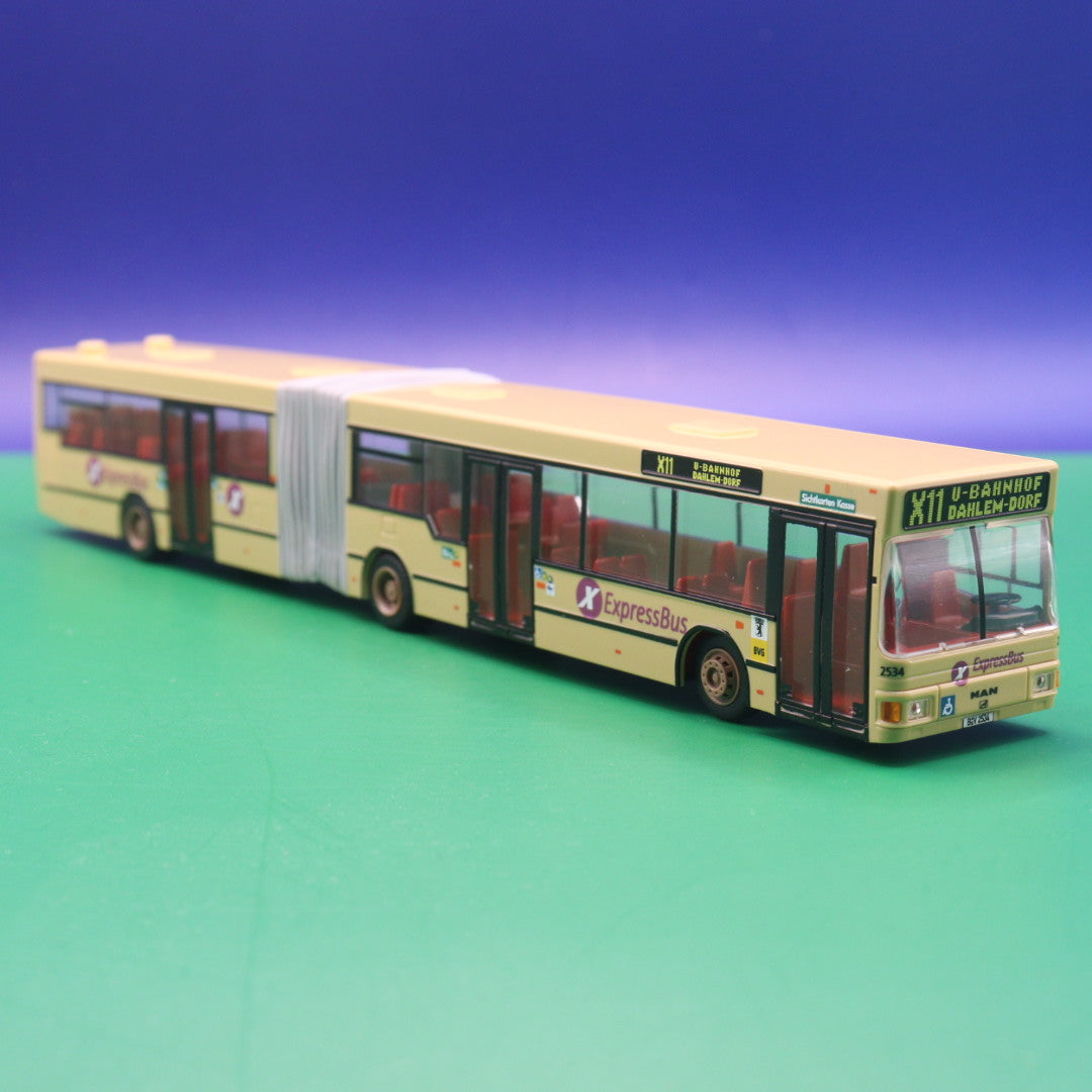 MAN NG 272 - BVG Berlin - ExpressBus - Linie X11 U Bahnhof Dahlem Dorf - Modellbus Rietze 76608