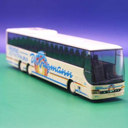 Setra S 317GT HD - Dr Krigmann Reise Zentrum - Gebraucht, OVP beschädigt, Ohne Spiegel - Modellbus Rietze