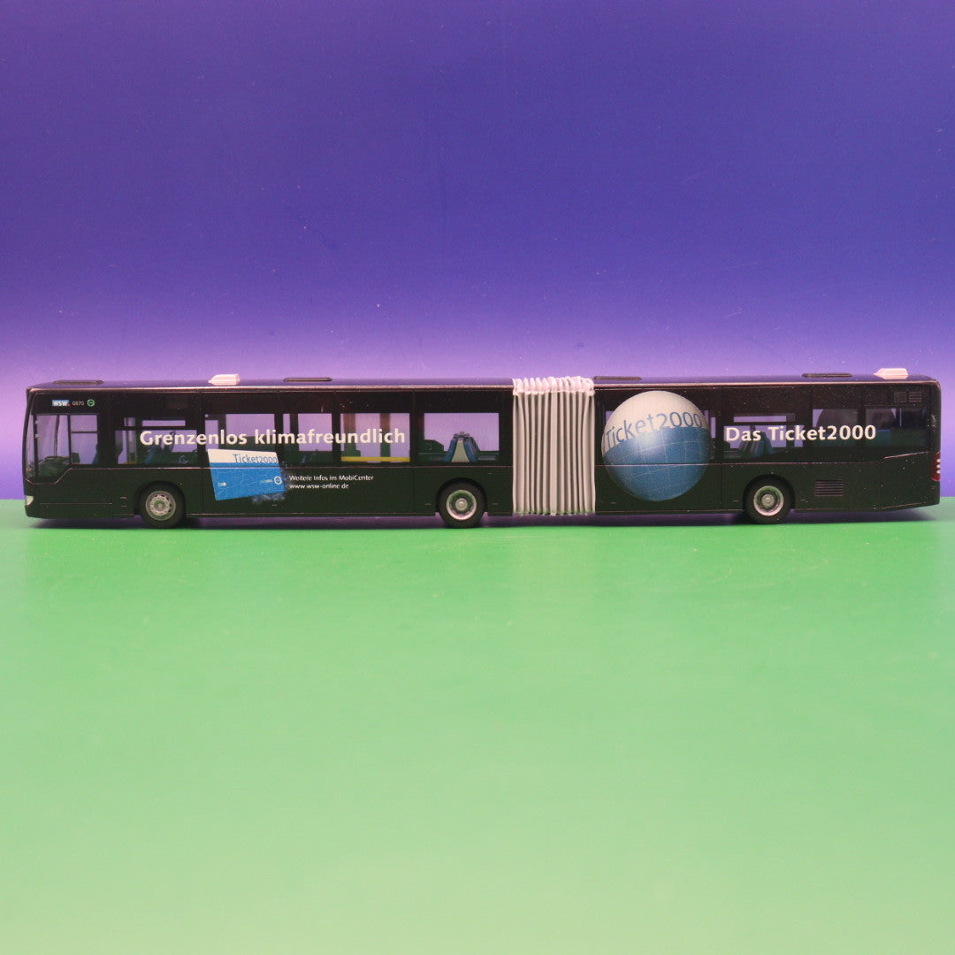 Mercedes Benz O530 Citaro Facelift G - WSW Wuppertal - Das Ticket 2000 - Modellbus Rietze OHNE SPIEGEL