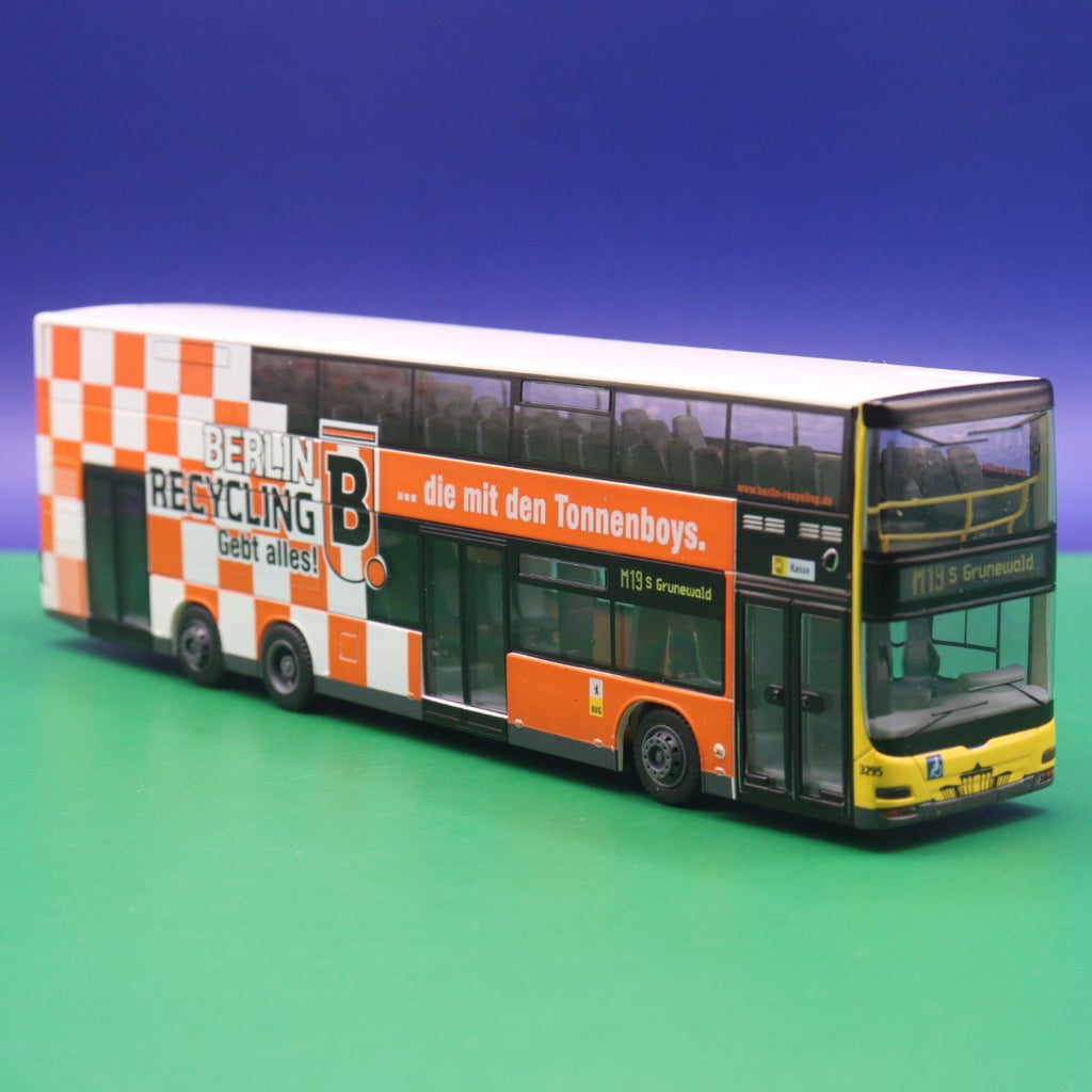 MAN Lions City DL 07 - BVG Berlin - Recycling - Linie M19 S Grunewald - Modellbus Rietze 67715