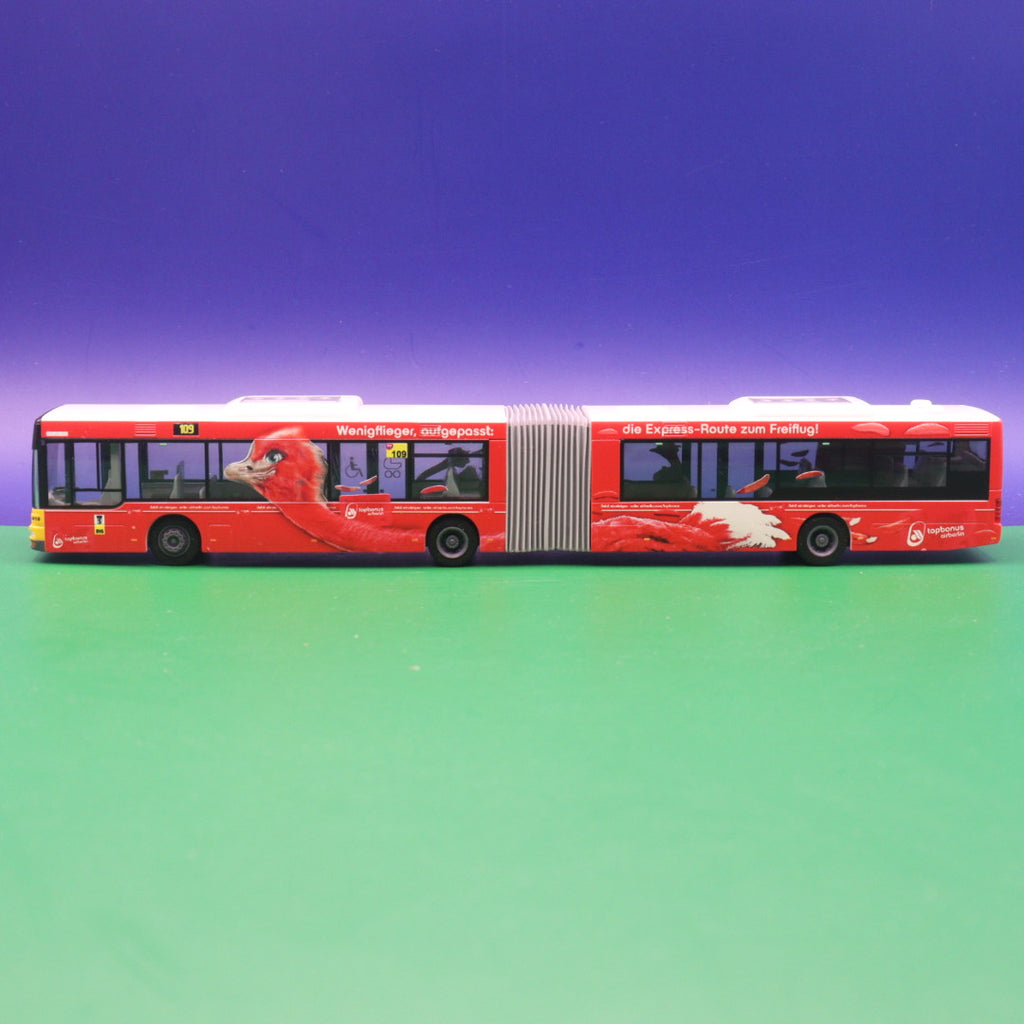 BVG Berlin MAN NG 313 Sondermodell Airberlin - Linie 109 Airport Tegel via Kudamm - Modellbus Rietze 65292-1
