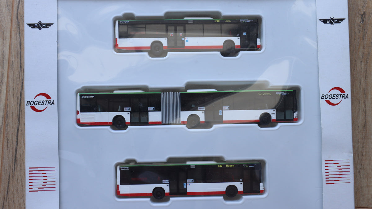Ruhrgebiet Kör - Bogestra, Vestische, BSM, HCR - Modell Serien Set