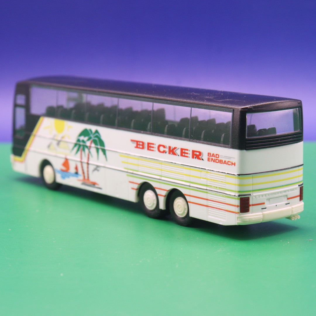 Setra S 215 HDH - Becker Bad Endbach - Gebraucht, Ohne OVP - Modellbus Herpa