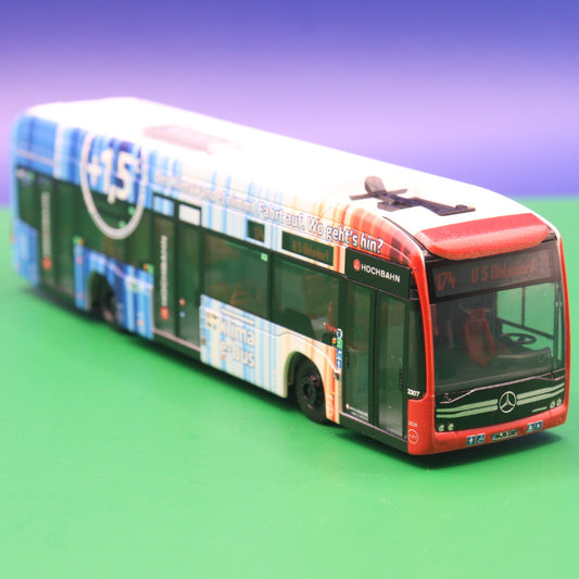 Mercedes Benz eCitaro 12 - Hochbahn Hamburg - Klima Bus - Linie 174 U S Ohlsdorf - Modellbus Rietze 75592