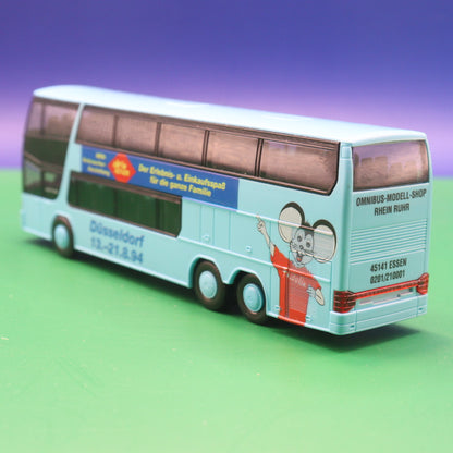 Setra S 328 DT - NRW Verbraucher Ausstellung Düsseldorf 1994 - (Gebraucht, Ohne OVP) Modellbus Rietze
