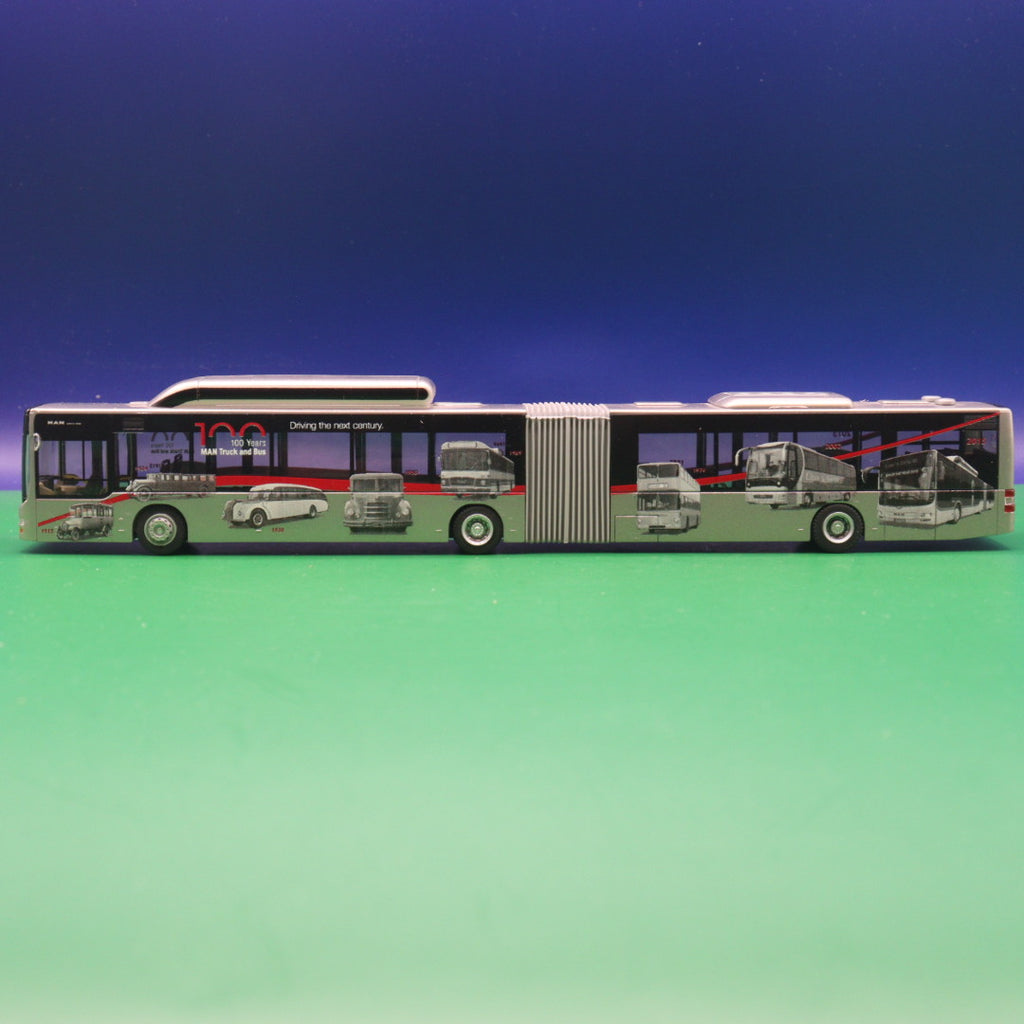MAN Lions City CNG - 100 Years MAN Truck & Bus - Modellbus Rietze (KLEBESPUREN, GEBRAUCHT, OHNE ZURÜSTTEILE)