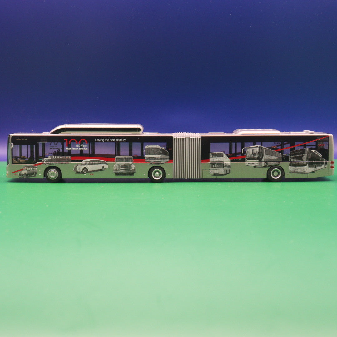 MAN Lions City CNG - 100 Years MAN Truck & Bus - Modellbus Rietze (KLEBESPUREN, GEBRAUCHT, OHNE ZURÜSTTEILE)