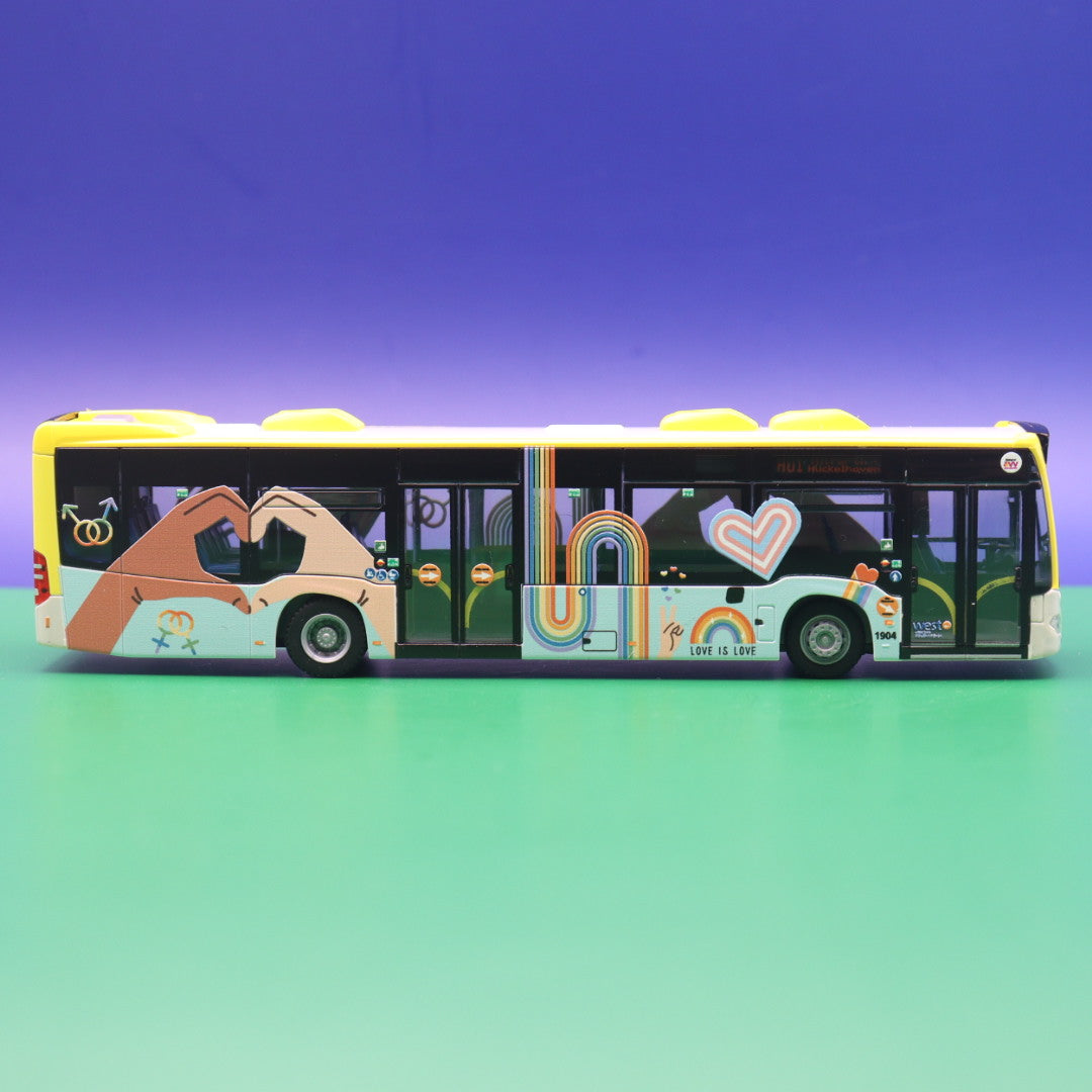 Mercedes Benz Citaro C2 - Westverkehr Geilenkirchen - Pride Bus - Modellbus Rietze 73519