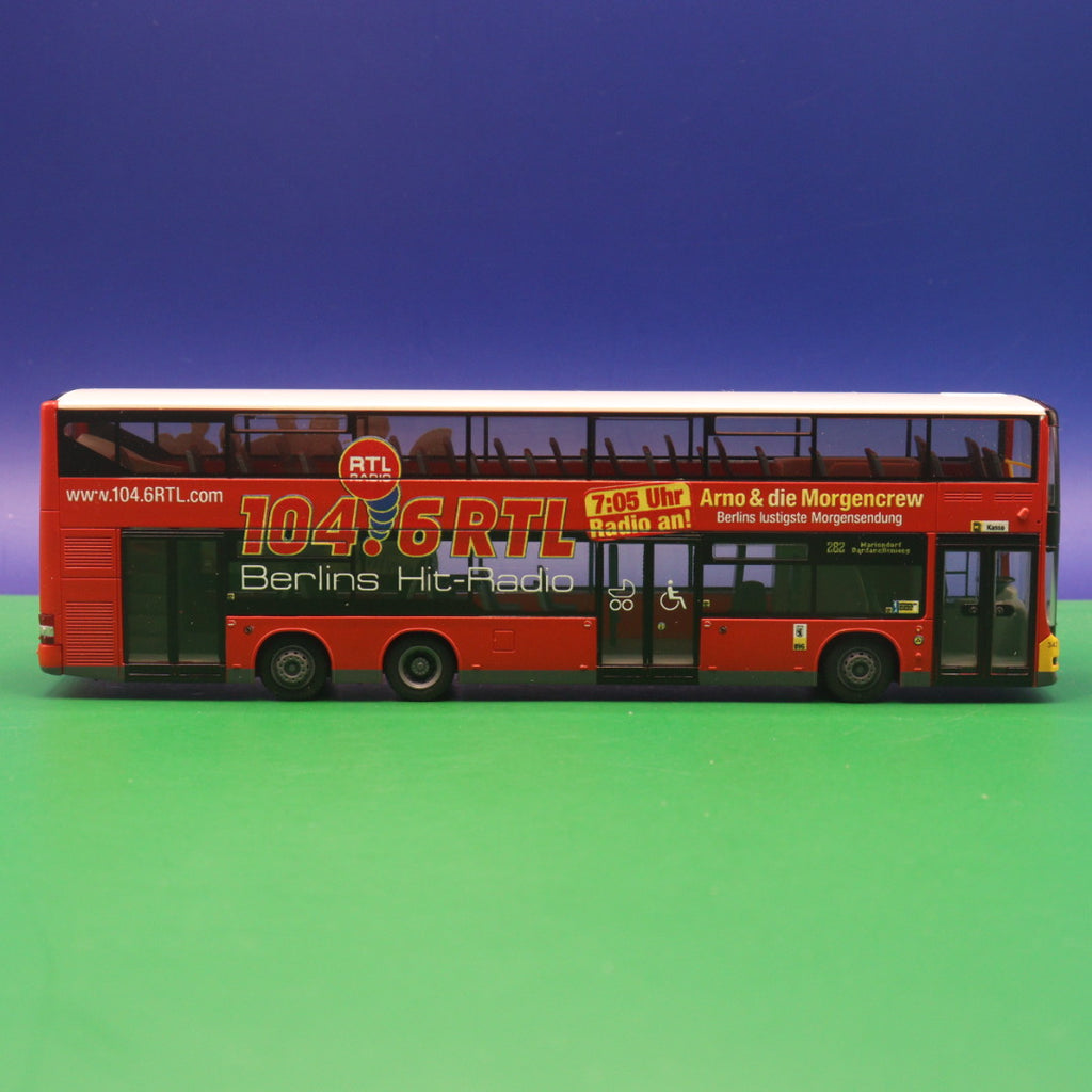 MAN DL07 - BVG Berlin - RTL Radio - Linie 282 Mariendorf Dardanellenweg - Modellbus Rietze 67767