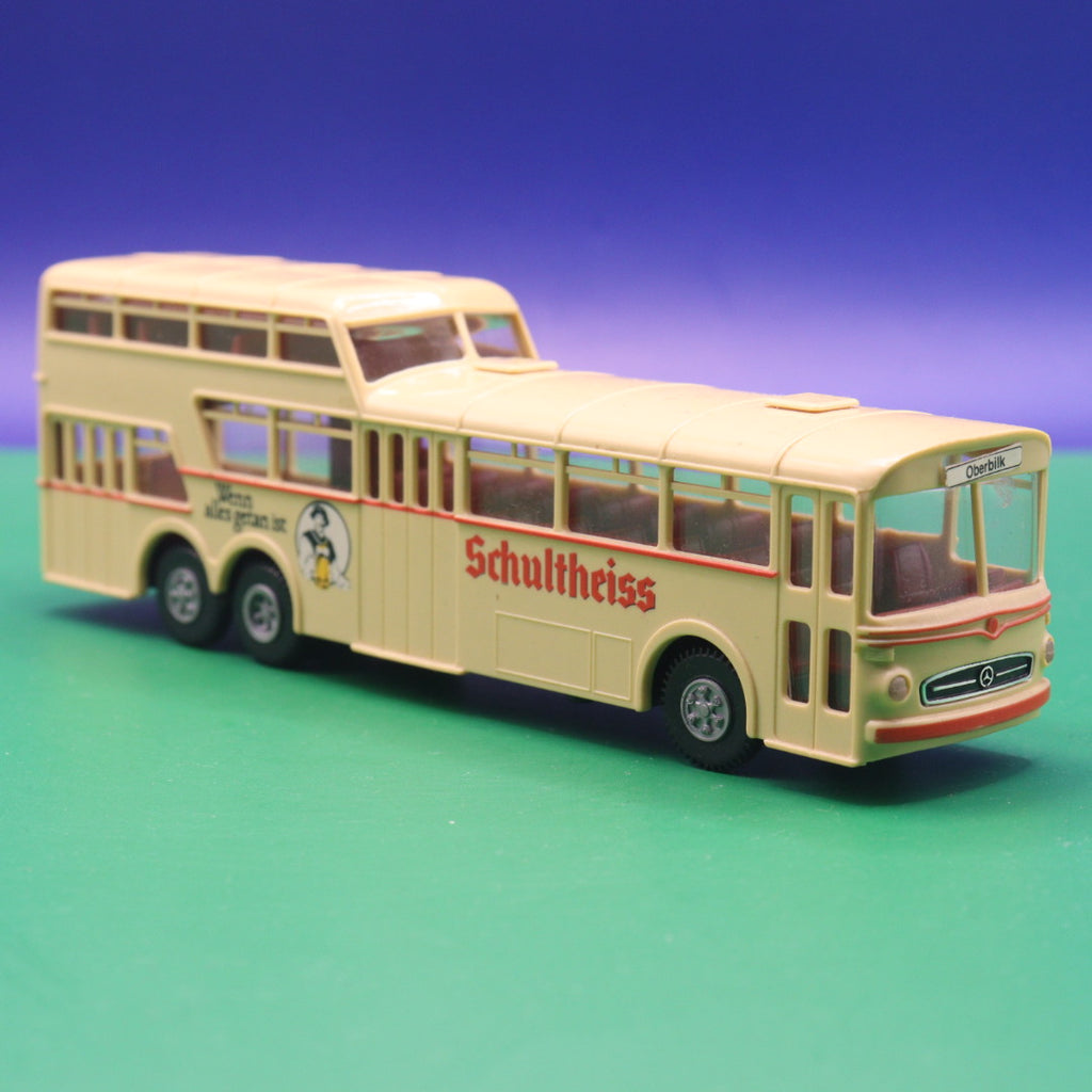 Mercedes Benz O 317 - Schultheiss - Gebraucht, Ohne OVP - Modellbus Brekina