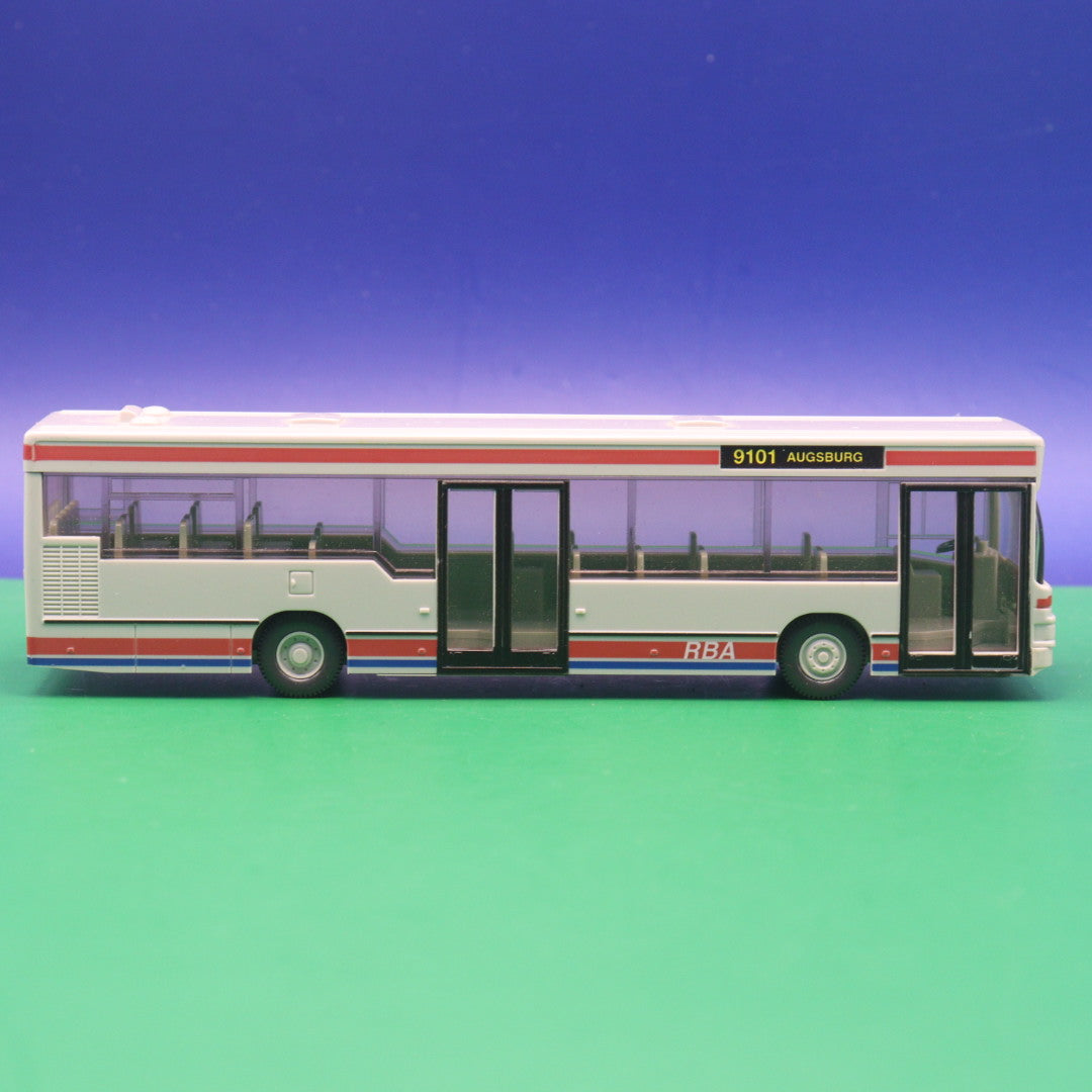 MAN NL 202 - RBA Augsburg - Linie 9107 Augsburg - Gebraucht, Ohne OVP - Modellbus Wiking