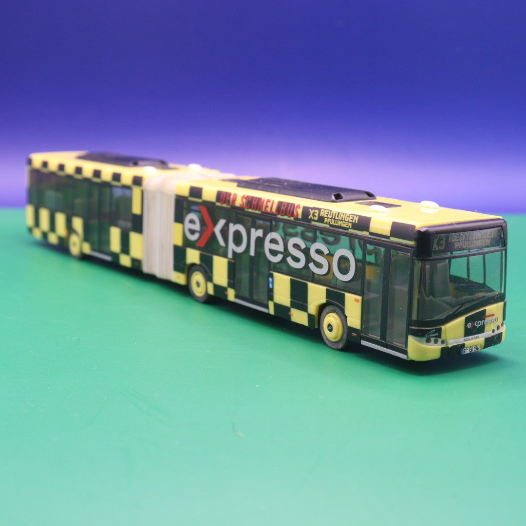 Solaris urbino 18 - expresso - Linie X3 Reutlingen Pfullingen - Ohne OVP und Zurüstteile - Modellbus VK