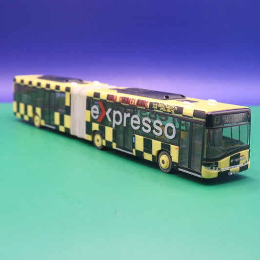 Solaris urbino 18 - expresso - Linie X3 Reutlingen Pfullingen - Ohne OVP und Zurüstteile - Modellbus VK