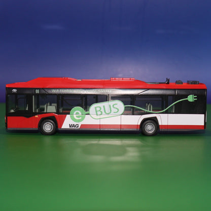 Solaris Urbino 12 E - VAG Nürnberg - Wir fahren 100% Emissionsfrei - Modellbus Rietze
