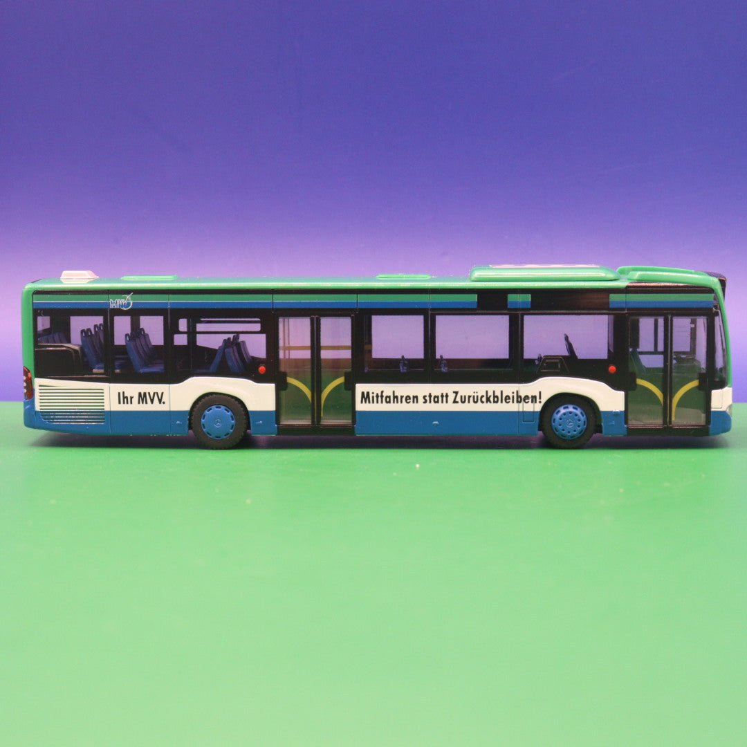 Mercedes benz Citaro C2 - MVV München - Mitfahren statt zurückbleiben - Auslieferung 2012 - Modellbus Rietze 68709
