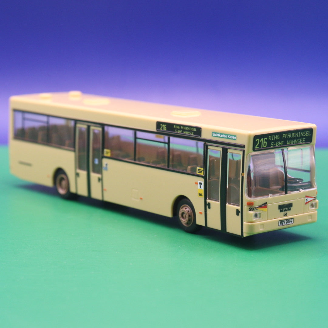 MAN SL 202 - BVG Berlin - Linie 216 Ring Pfaueninsel S Bhf Wannsee - Modellbus Rietze