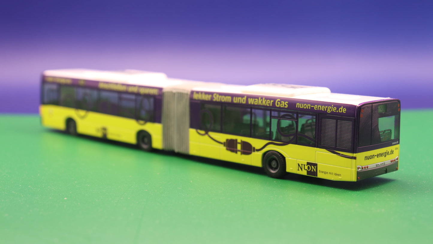 Solaris Urbino 18 - BVG Berlin - Nuon Strom - Modellbus Rietze 66834 (Erscheinungsjahr: 07/2009)