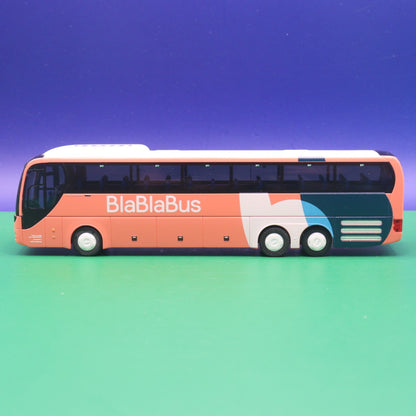 MAN Lions Coach - BlaBlaBus - Gebraucht, Ohne Zurüstteile - Modellbus Rietze 67767
